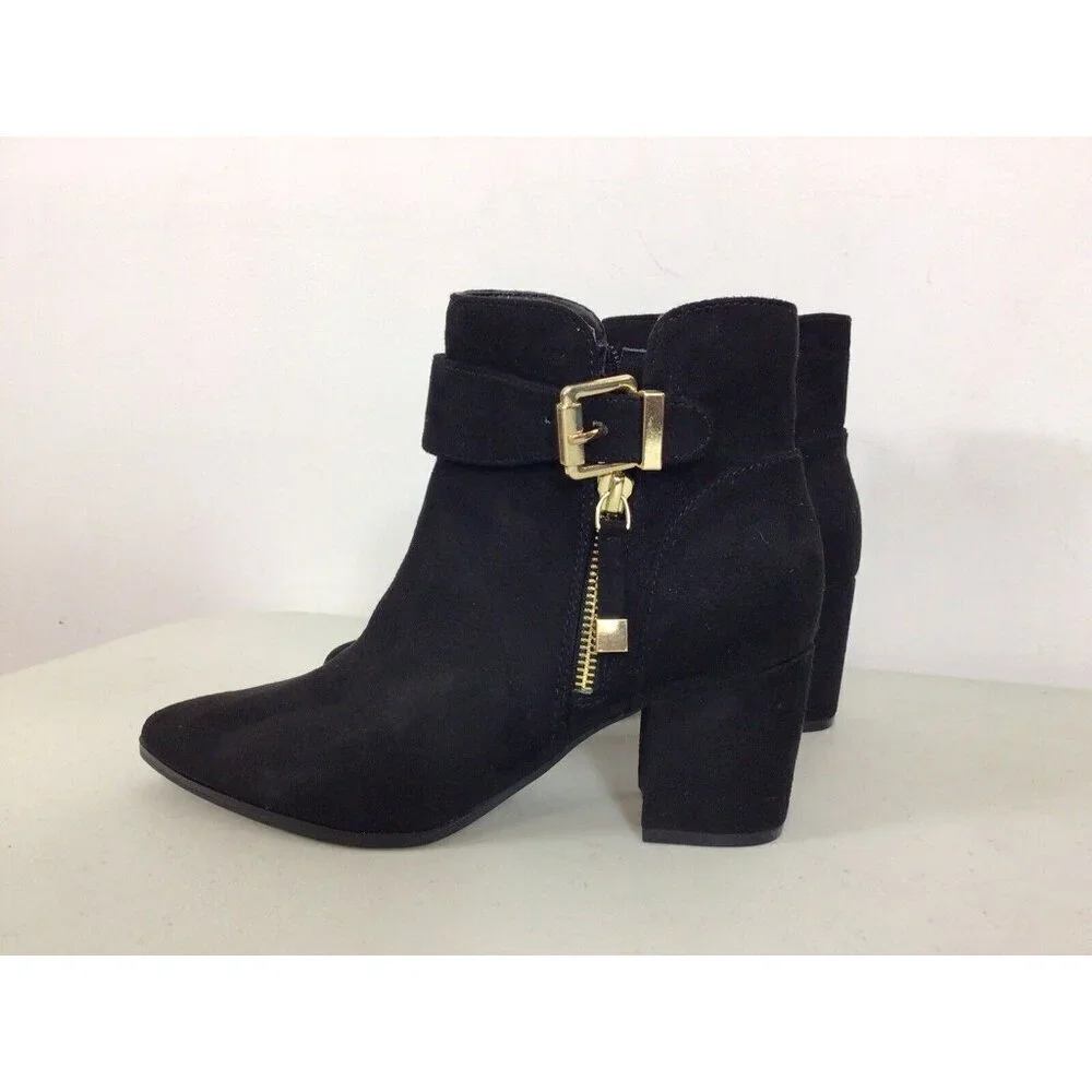 Unisa Black Ankle Boots Womens 7 - Picture 6 of 11